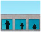 tre riflessi in blu
