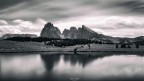 Alpe di Siusi in Bianco Nero Alpe di Siusi in Bianco Nero