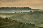 Prime luci su Pienza