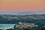 Ultime luci su Anguillara Sabazia Ultime luci su Anguillara Sabazia