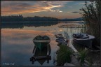 sunset and boats in pusiano sunset and boats in pusiano