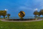 Sfera Grande di Pomodoro Pesaro. Sfera Grande di Pomodoro Pesaro.