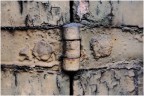 Dettaglio di vecchio balcone