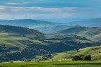 Green hills and mist Green hills and mist