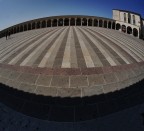 piazzale antistante alla Basilica di S.Francesco D'Assisi fatta con un fisheye
7.5mm F3.5 su microquattroterzi-