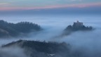 Blue hour with emerging Castle Blue hour with emerging Castle