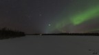 L'aurora, Venere e le Pleiadi sul lago L'aurora, Venere e le Pleiadi sul lago