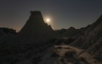 La luna e i calanchi La luna e i calanchi