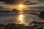 Al tramonto. Al tramonto.