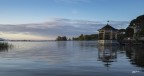 All'alba il classico Gazebo.. Lago Puccini All'alba il classico Gazebo.. Lago Puccini