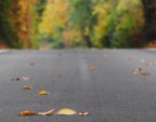 Strada d'autunno Strada d'autunno