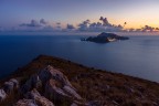 L'isola di Capri dopo il tramonto L'isola di Capri dopo il tramonto