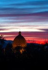 Santuario al tramonto