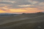 Primi albori nelle colline Toscane..