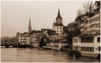 Zurich - Lungofiume Limmat Zurich - Lungofiume Limmat
