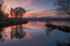 Tramonto al lago di Varese Tramonto al lago di Varese