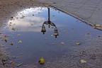Lampione riflesso Lampione riflesso
