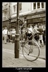 I park bicycle I park bicycle