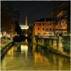 Vista verso la Basilica Palladiana dal Ponte Furo. Febbraio 2026