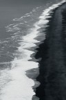 Black sand beach