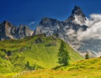 Le Cime Nord Occidentali delle Pale di San Martino, viste dal Passo Rolle, 1984m. Luglio 2026