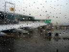 pioggia sull'aereo pioggia sull'aereo