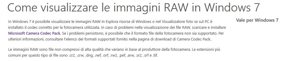 come visualizzare i file RAW.JPG